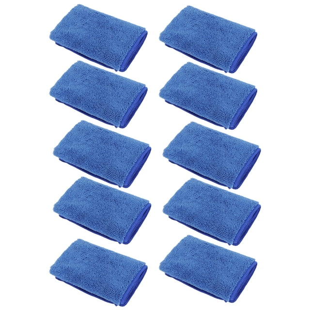 Suministros para el hogar Jadeshay 10 Uds Toalla cuadrada Azul 30x30cm