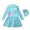 Mint Green, variant on lnmuld Kids Swimsuits Long Sleeve Rash Guard Swimsuit Set with Skirt and Scale Print Design Color:Multicolour4,Size:5-6 Years