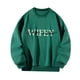 thumbnail image 1 of Sudaderas para mujer, sudaderas con hombros caídos y estampado de letras a la moda L, 1 of 9