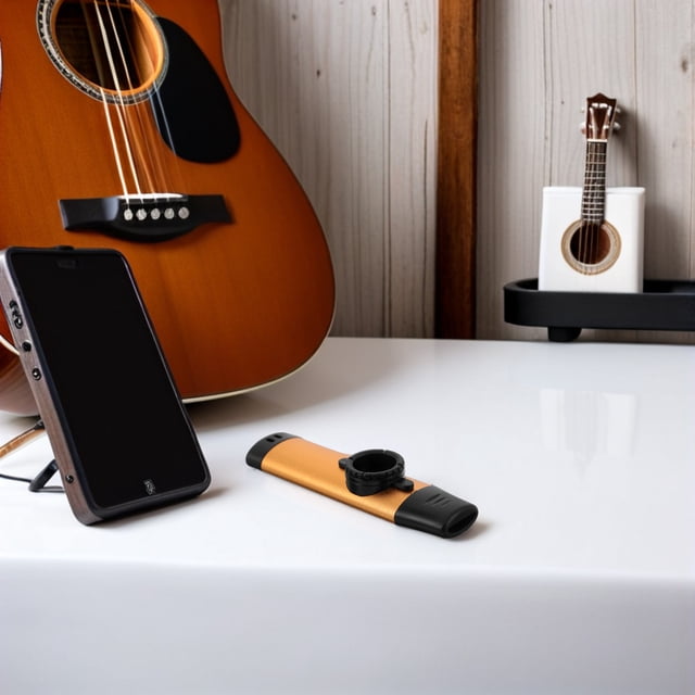 unbranded 1Jgo Kazoo De Metal Dorado Instrumento Musical Portátil Para Presentes Y En De Usar