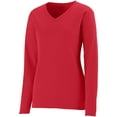 thumbnail image 2 of Augusta LADIES L/S WICKING T-SHIRT RED L, 2 of 2