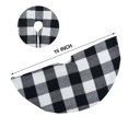 thumbnail image 2 of Falda decorativa para árbol de Navidad, 38 cm, color negro y blanco, Phedrew, 2 of 6