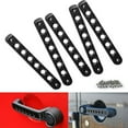 thumbnail image 2 of Door Grab Handle Inserts Cover Decoration Trim Fit 4-Door Jeep Wrangler JK 07~17, 2 of 5