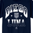 thumbnail image 2 of USSF X USMNTPA Diego Luna Logo Icons Adult Navy Crew Neck Short Sleeve T-shirt-3XL, 2 of 7