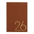thumbnail image 2 of 2026 Planner Calendar,Hardcover 2026 Calendar Planner,2026 Hardcover Weekly Planner Notebook,with Monthly Tab 80Gsm Thick Paper Daily Planner 365-Day Office Plan,Brown, 2 of 9