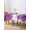 Purple, variant on Purple Gold Table Cloth, Abstract Flower Ombre Aesthetics Paint Waterproof Tablecloth for Rectangle Tables, Reusable Washable Fabric Table Cover for Restaurant Kitchen Dining Tables 54"x108"
