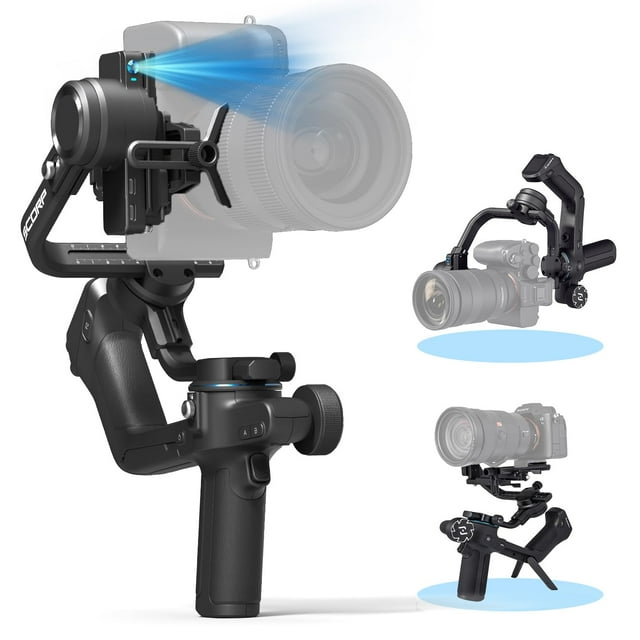 Estabilizador de cardán FeiyuTech SCORP 2 para Sony ZV E10/Canon R50