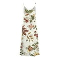 thumbnail image 5 of zanvin Clearance Vente Femmes Robes d'Été, Mode d'Été Imprimé V-Cou Bretelles Sans Manches Robe Pull, Multicolore, XXL, 5 of 5