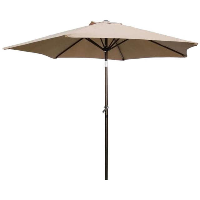 International Caravan Parasol de Patio 8 Pieds Beige