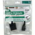 thumbnail image 2 of QVS HDVIX-1F 1Ft Dvi Male To Hdmi Female 4K Ultrahd Conversion Adaptor Cable, 2 of 2