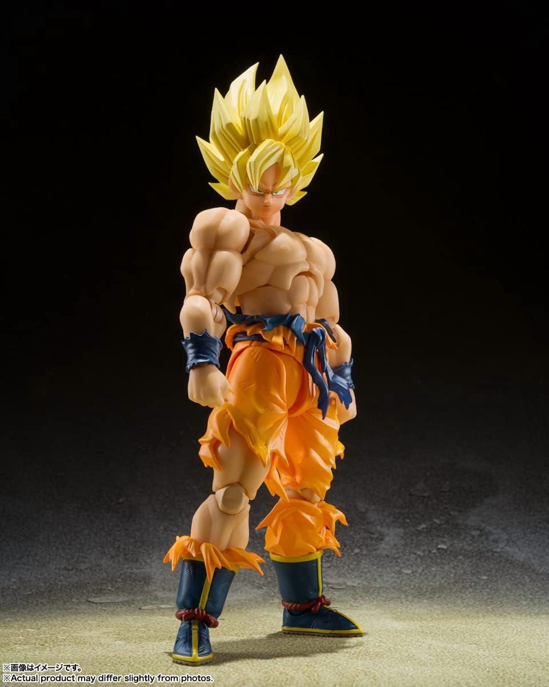Bandai Spirits Dragon Ball Z S.H.Figuarts Son Goku: Legendary Super Saiyan Action Figure (6")