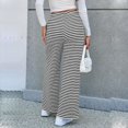thumbnail image 4 of hotojiny Wide Leg Pants for Women Spring Summer Fashion Clothes Soft Striped Palazzo Trousers Lounge Baggy Pants, 4 of 7
