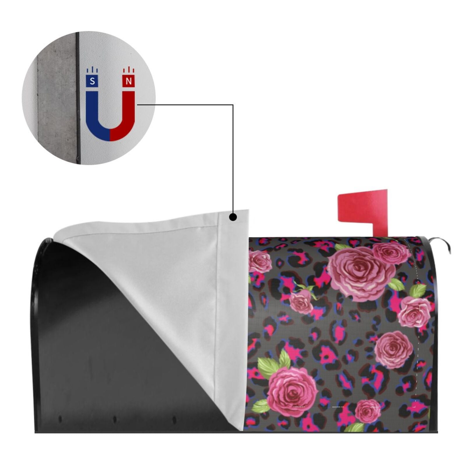 Kdxio Magnetic Mailbox Cover 21x18 in Mailbox Cover Outdoor Decoration Holiday Mailbox Covers for Home Garden Yard-21x18 in