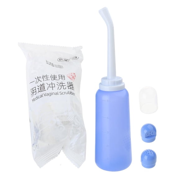 LAIQIEN 1 Set Portable Hand Shower Travel Bidet Cleaner Hygiene Wash Sprayer Manual Press Women Vaginal Cleaning Tools