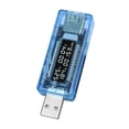 thumbnail image 2 of USB Tester DC Voltmeter 4V-20V Digital Volt Meter Charger Capacity Indicator Time Mobile Battery Power Detector ,Improved Measurement Accuracy, 2 of 7