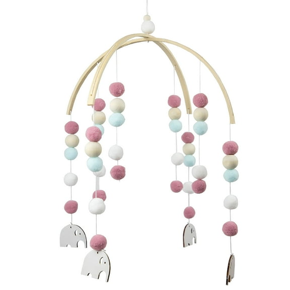 XUYAN Wooden Ceiling Mobile Baby Crib Mobile for Boy and Girls Baby Bed Room Decor , Outdoor Garden Decor, Windchimes Memory Bells, Holiday/Christmas/Housewarming Present