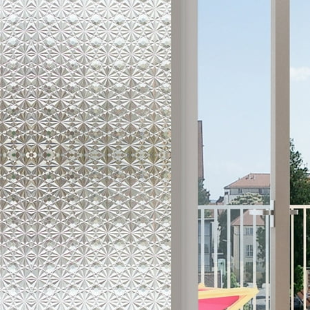 Greensen 3d Privacy Window Films Sticker Non Adhesive Static Cling
