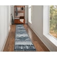 thumbnail image 2 of Linon Home Decor Vintage Area Rug or Runner Collection, Gray and Charcoal, 2' x 10', 2 of 3
