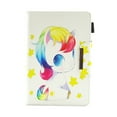 thumbnail image 2 of Allytech Universal Case for 9-10.1 Inch Tablet, PU Leather Smart Book Style Stand Protective Case with Card Slots Magnetic Closure Protector for All 9-10.1 Inch Tablet, Unicorn Baby, 2 of 10
