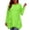 *Green, variant on Womens Crew Neck Long Sleeve Tunic Tops, Loose Fit Swing Flowy Clothes Blouse Wine,Womens Plus XL