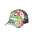 thumbnail image 7 of Disketp Tropical Flamingo Print Trucker Hat Men Women - Mesh Baseball SnapBack Cap, 7 of 7