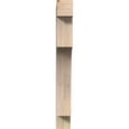 thumbnail image 2 of Ekena Millwork 4"W x 26"D x 34"H Westlake Block Rough Sawn Bracket, Douglas Fir, 2 of 25