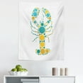 thumbnail image 1 of Lobster Tapestry, Pointillist Colorful Design of Abstract Lobster with Various Size Dots Print, Fabric Wall Hanging Decor for Bedroom Living Room Dorm, 5 Sizes, Multicolor, by Ambesonne, 1 of 1