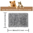 thumbnail image 6 of Kojooin Dog Blanket for Bed Couch Sofa, Waterproof Soft Warm Fluffy Faux Fur Fleece Puppy Blankets for Small Dog Cats, Machine Washable Pet Blanket for Furniture,Light Grey,60*80cm, 6 of 8