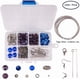 thumbnail image 2 of Kit de bisutería DIY (1 caja, 1 juego) - Kits de inicio para abalorios - Suministros para bisutería para adultos, niñas, adolescentes y mujeres con cierres de pinza de langosta azules, 2 of 9