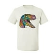 thumbnail image 3 of Dean Russo Raptor Animal Lover Men's Graphic T-Shirt, White, Large, 3 of 6
