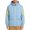 hgg208-Blue, variant on Men's Outdoor Lightweight UPF50+ Hooded Long Sleeve Jacket with Zipper Pockets for Sun Protection