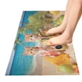 thumbnail image 2 of Cats Coconut Trees Sea Swimsuit Bathroom Rug Non Slip Bathroom Mats Entry Door Soft Carpets for Kitchen Bedroom Living Room 39x20 inch, 2 of 7
