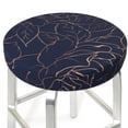 thumbnail image 3 of Daiia Navy Dark Blue Stool Covers Round,Round Bar Stool Covers Waterproof Bar Chair Covers Washable Stool Cushion Slipcover for 12-14 Inch Chair-, 3 of 7