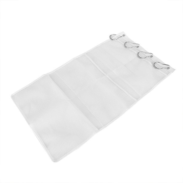 Organizador de baño, bolsa de malla para colgar en la pared con 6 bolsillos, bolsa colgante, estándares líderes en la industria
