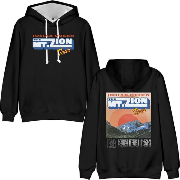 Josiah Queen Mt.Zion 2026 Tour Merch Bagless Hoodie Sweatshirt Streetwear Unisex Winter&Spring Casual Fashion Pullovers