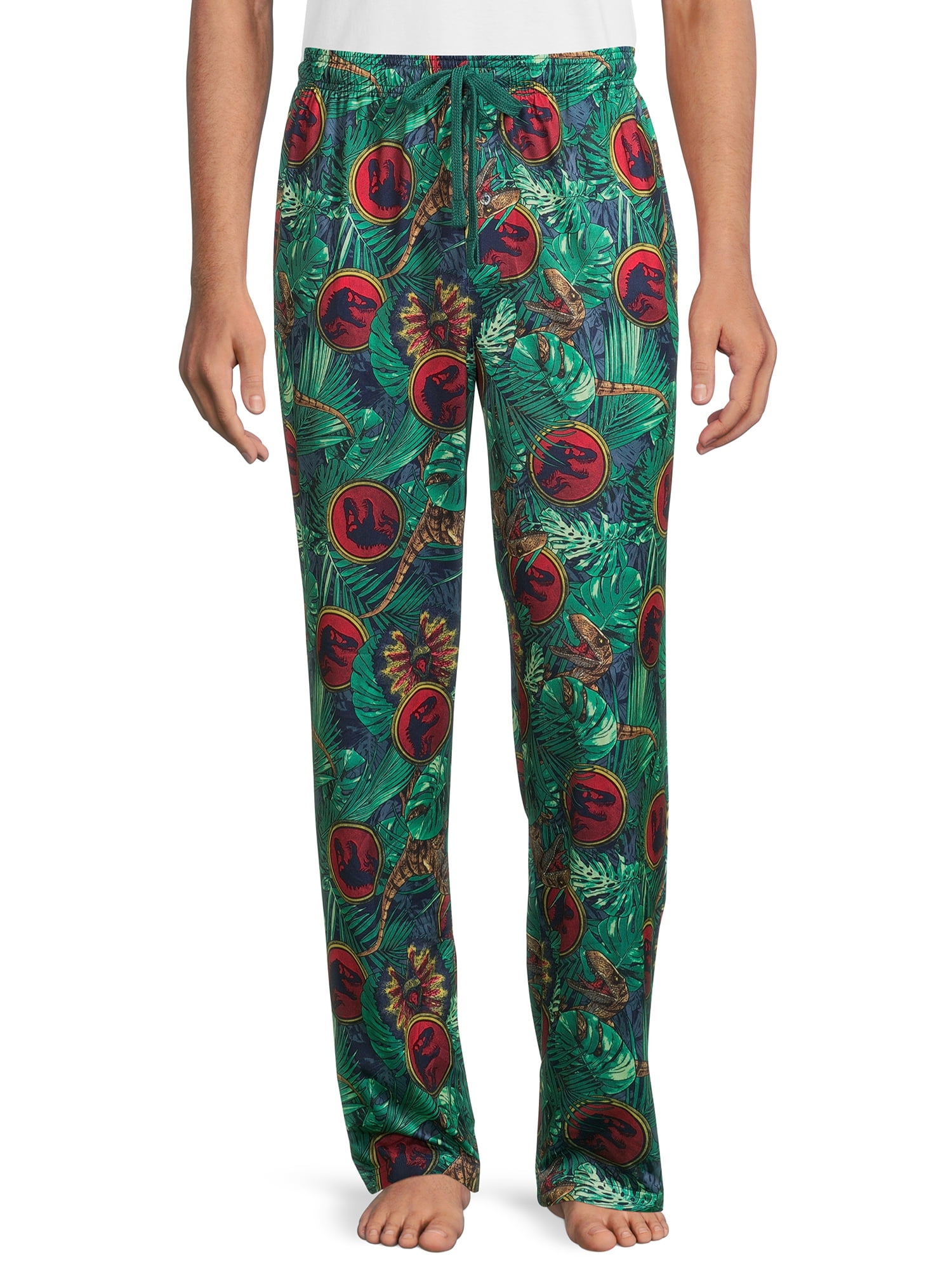 Jurassic Park, Adult Mens, Logo Pajamas Sleep Pants, Sizes S-2XL ...