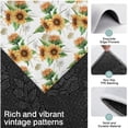 thumbnail image 3 of White Sunflower Bouquet Pattern Kitchen Rugs Sets Of 3,Kitchen Runner Rugs Non Skid Washable,Decorative Kitchen Floor Mats for Kitchen,Sink,Laundry,17"x30"+ 17"x47" + 17"x59", 3 of 6