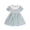 Blue, variant on ZEHJUHAN Toddler Girls Cute Puff Short Sleeves Lace Crew Neck Princess Party Dress Outfit for Summer Blue,18-24M