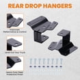 thumbnail image 4 of BFO 2" Rear Axle Drop Hangers Fit Chevrolet Silverado 1500 Base Extended Cab 2000, 4 of 8
