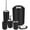 Black, variant on UU&T Bathroom Accessories Set, 6-Piece Plastic Bathroom Decor Sets for Small Spaces, Gray