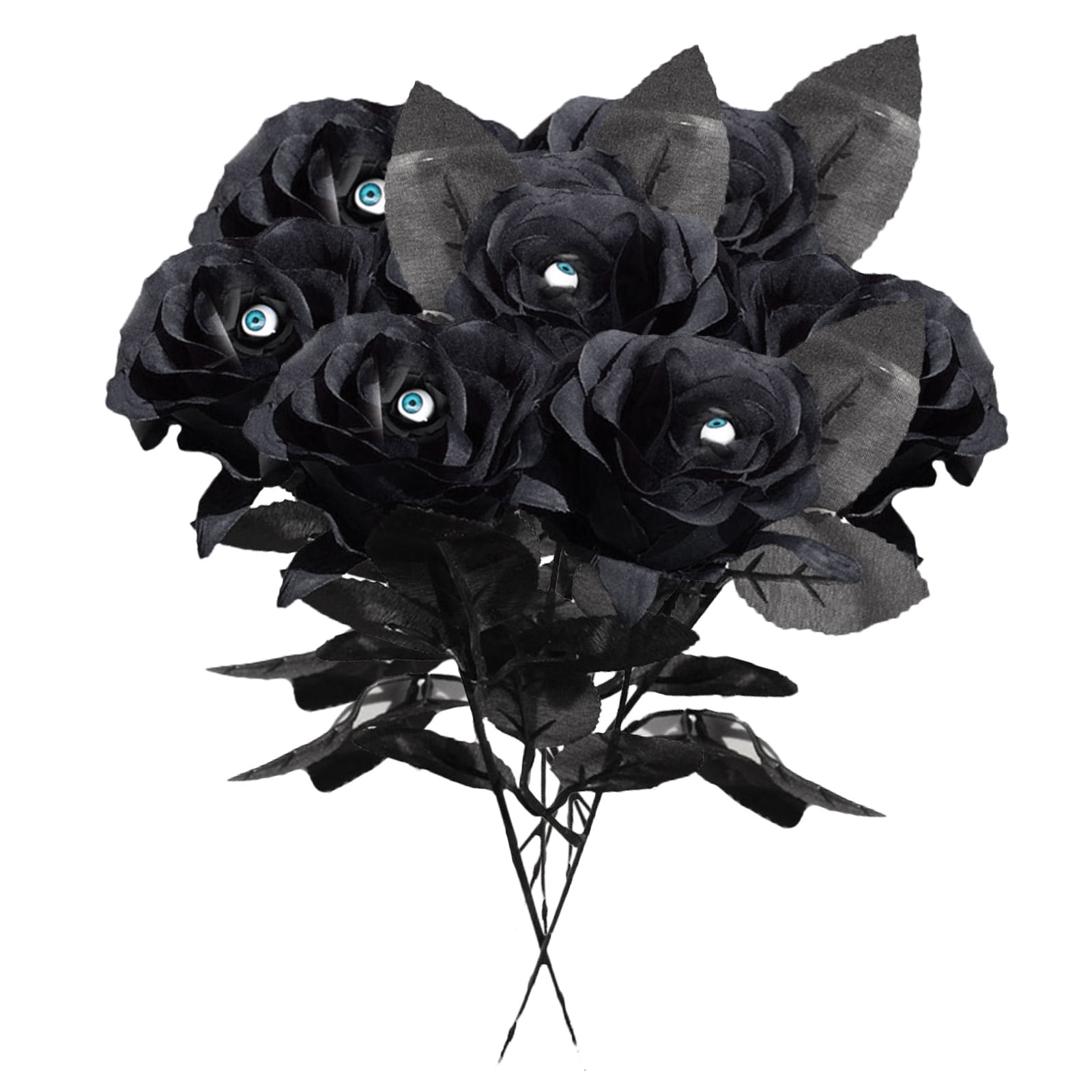 YaoX Black Wild Jamaica Cartoon Artificial Rose Flower Hanging Vases Decoration Bottle