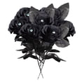 thumbnail image 1 of Decoración de Halloween con ojos, rosa artificial, flor artificial, decoración de rosas artificiales, decoración de Halloween, rendimiento probado, 1 of 7