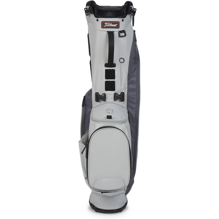 Titleist Players 4 Golf Stand Bag Gray/Graphite with Tee Pouch