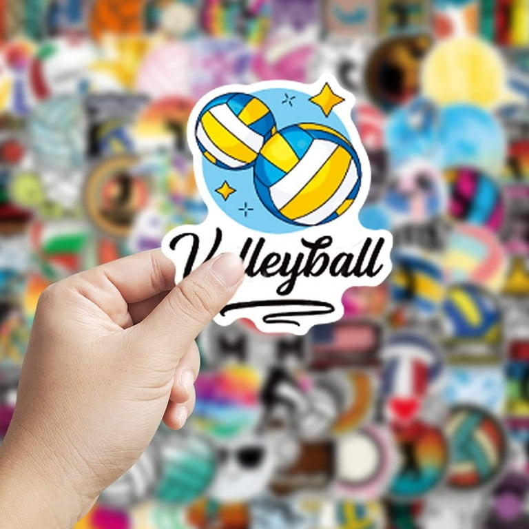 Volleyball stickers on sale for hydro flask