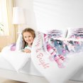 thumbnail image 5 of Manfei Watercolor Xmas Tree Full Size Comforter Sets for Child, Pink Winter Christmas Bedding Comforter Set, Santa Claus Gifts Reversible Bedding Sets, Super Cozy Room Decor, 3 Pieces, 5 of 9