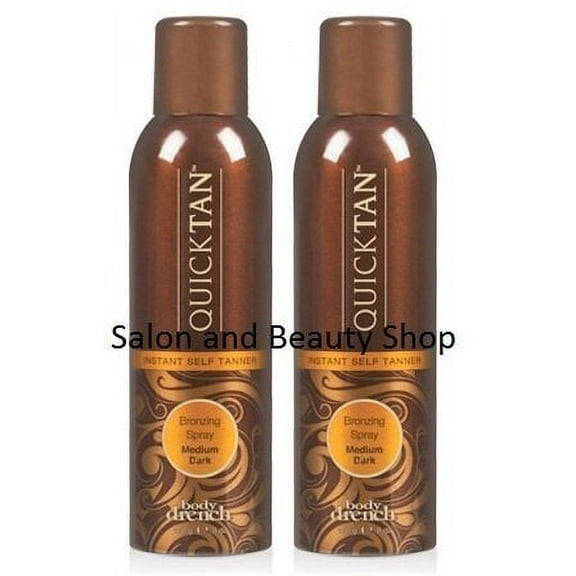 Body Drench Quick Tan Bronzing Spray Medium-Dark 6oz (2 Pack)