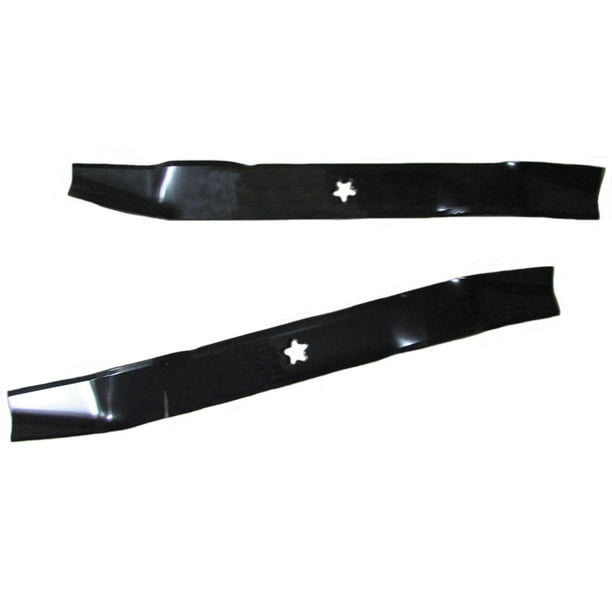 (2) mulching mower blades for poulan riding mower 42" deck 139775