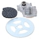 thumbnail image 2 of Juego de cadena de piñón de caja de cambios de tambor de embrague T8F para 33cc 43cc 49cc Ty Rod II Go Kart Mini Moto Dirt Bike Jadeshay  A, 2 of 9