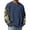 Dark Blue, variant on Mens Sweatshirts Shirt Casual Long Sleeve Pullover Camo Color Block Comfortable Ribbed Knit T Shirts Spring Trendy V Neck Clothes Wine S