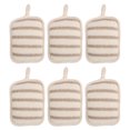 thumbnail image 2 of Exfoliating Sponge Pad, Bath Scrubber Pad Promote Blood Circulation Deep  6pcs Remove Dead Skin Double Side  For Home Travel, 2 of 8